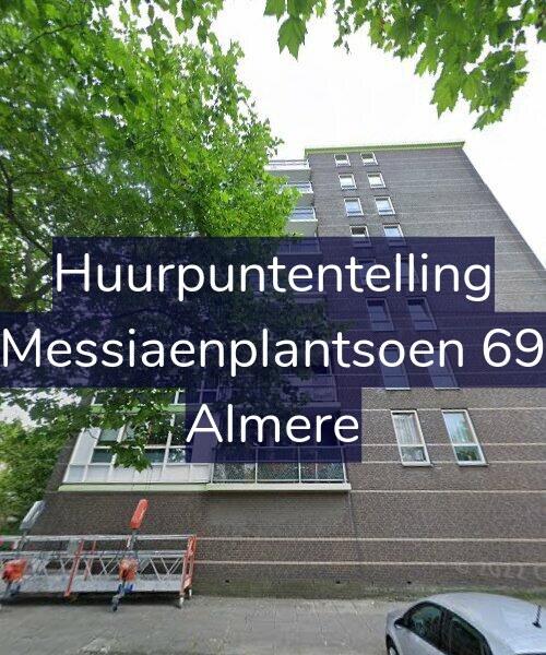 Foto gevel Huurpuntentelling voor Messiaenplantsoen 69, Almere
