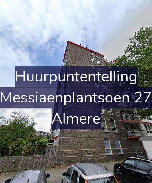 Foto gevel Huurpuntentelling voor Messiaenplantsoen 27, Almere
