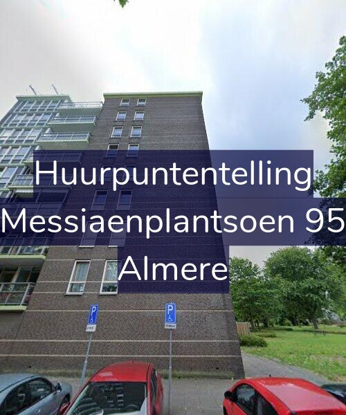 Foto gevel Huurpuntentelling voor Messiaenplantsoen 95, Almere