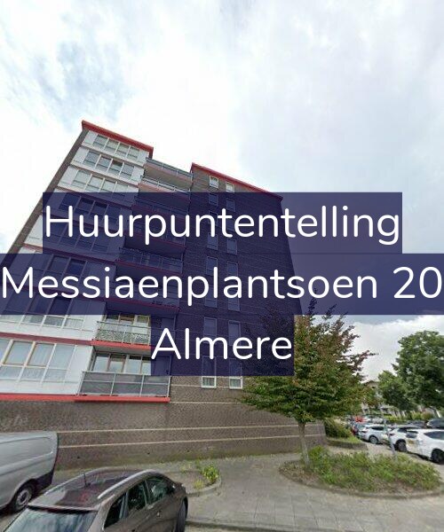 Foto gevel Huurpuntentelling voor Messiaenplantsoen 20, Almere