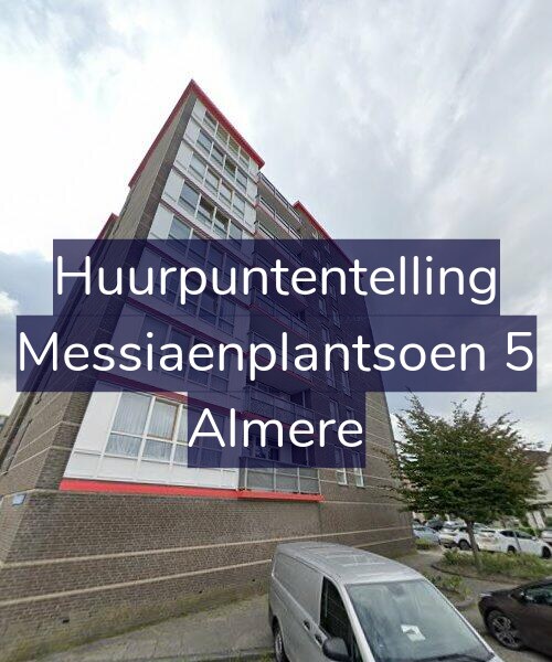 Foto gevel Huurpuntentelling voor Messiaenplantsoen 5, Almere
