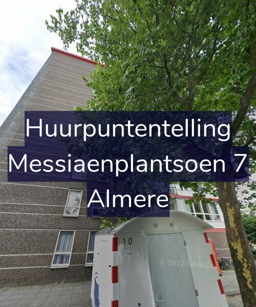Foto gevel Huurpuntentelling voor Messiaenplantsoen 7, Almere