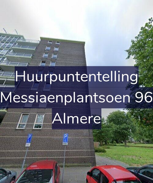 Foto gevel Huurpuntentelling voor Messiaenplantsoen 96, Almere