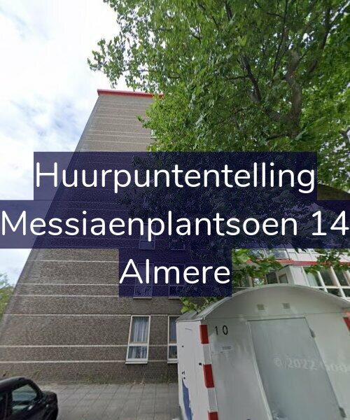 Foto gevel Huurpuntentelling voor Messiaenplantsoen 14, Almere
