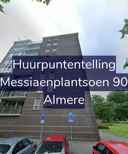 Foto gevel Huurpuntentelling voor Messiaenplantsoen 90, Almere