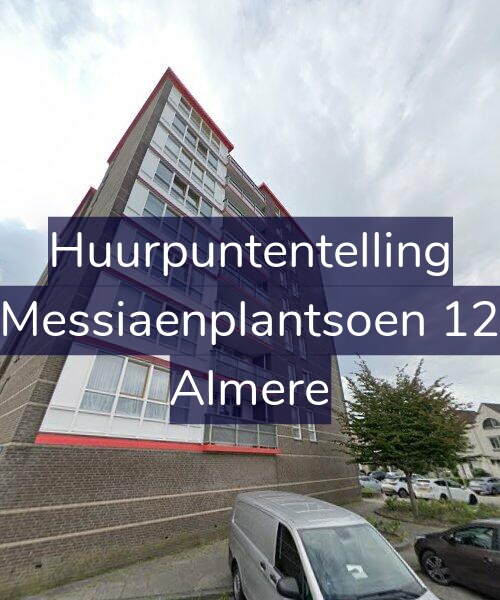 Foto gevel Huurpuntentelling voor Messiaenplantsoen 12, Almere