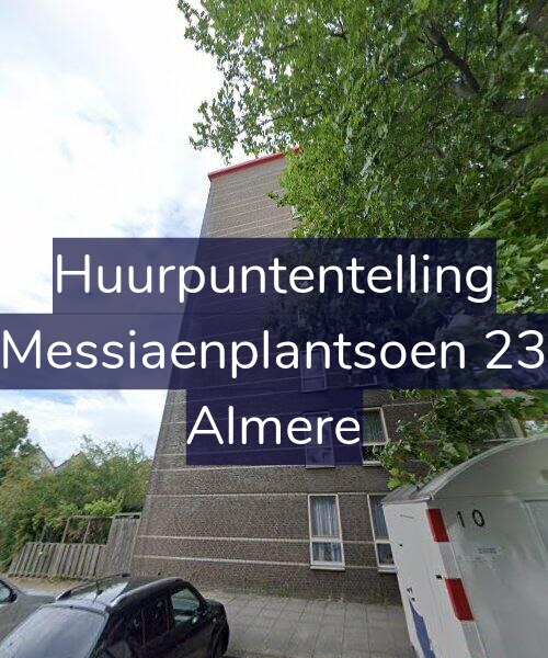 Foto gevel Huurpuntentelling voor Messiaenplantsoen 23, Almere