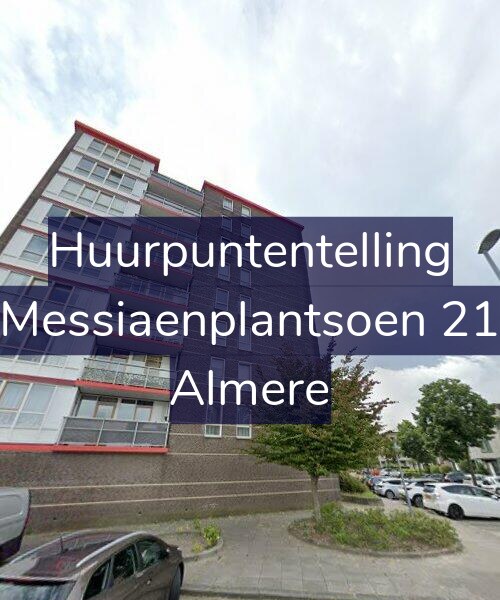 Foto gevel Huurpuntentelling voor Messiaenplantsoen 21, Almere