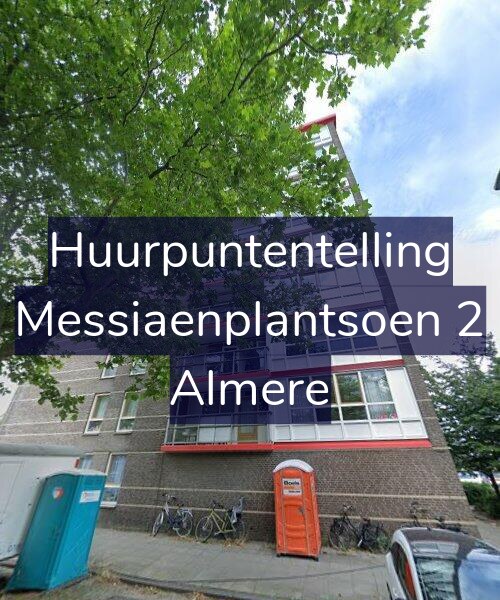Foto gevel Huurpuntentelling voor Messiaenplantsoen 2, Almere