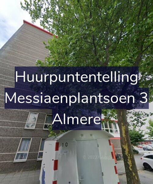 Foto gevel Huurpuntentelling voor Messiaenplantsoen 3, Almere