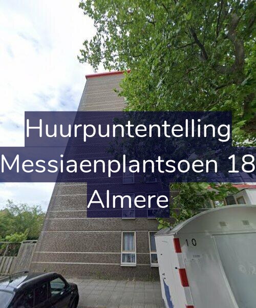 Foto gevel Huurpuntentelling voor Messiaenplantsoen 18, Almere