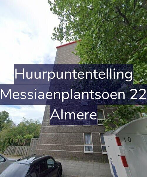 Foto gevel Huurpuntentelling voor Messiaenplantsoen 22, Almere