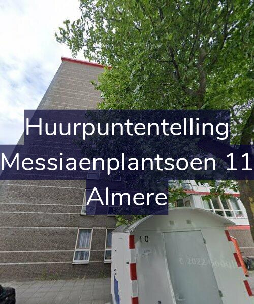 Foto gevel Huurpuntentelling voor Messiaenplantsoen 11, Almere