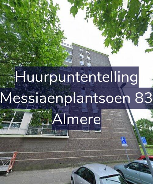 Foto gevel Huurpuntentelling voor Messiaenplantsoen 83, Almere