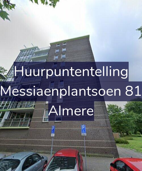 Foto gevel Huurpuntentelling voor Messiaenplantsoen 81, Almere