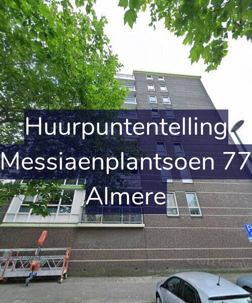 Foto gevel Huurpuntentelling voor Messiaenplantsoen 77, Almere
