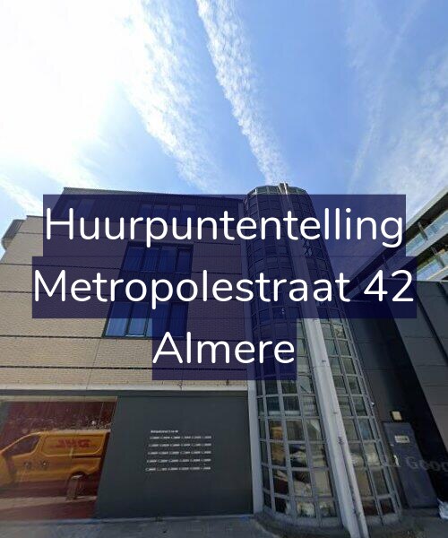 Foto gevel Huurpuntentelling voor Metropolestraat 42, Almere