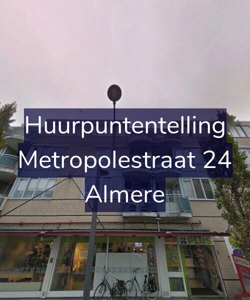 Foto gevel Huurpuntentelling voor Metropolestraat 24, Almere