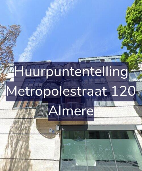 Foto gevel Huurpuntentelling voor Metropolestraat 120, Almere