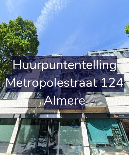 Foto gevel Huurpuntentelling voor Metropolestraat 124, Almere