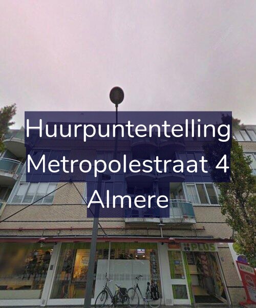 Foto gevel Huurpuntentelling voor Metropolestraat 4, Almere