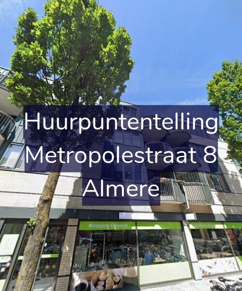 Foto gevel Huurpuntentelling voor Metropolestraat 8, Almere