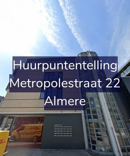 Foto gevel Huurpuntentelling voor Metropolestraat 22, Almere