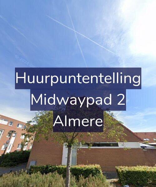 Foto gevel Huurpuntentelling voor Midwaypad 2, Almere