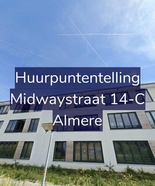 Foto gevel Huurpuntentelling voor Midwaystraat 14-C, Almere