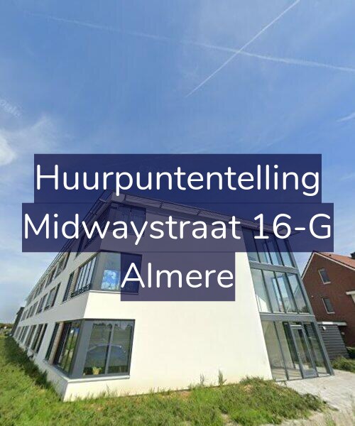 Foto gevel Huurpuntentelling voor Midwaystraat 16-G, Almere