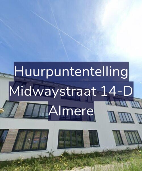 Foto gevel Huurpuntentelling voor Midwaystraat 14-D, Almere