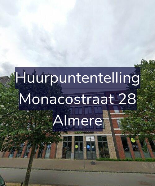 Foto gevel Huurpuntentelling voor Monacostraat 28, Almere