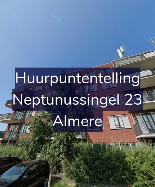 Foto gevel Huurpuntentelling voor Neptunussingel 23, Almere