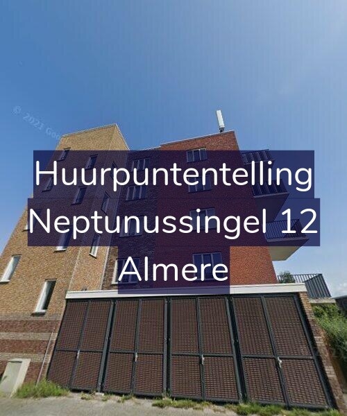 Foto gevel Huurpuntentelling voor Neptunussingel 12, Almere