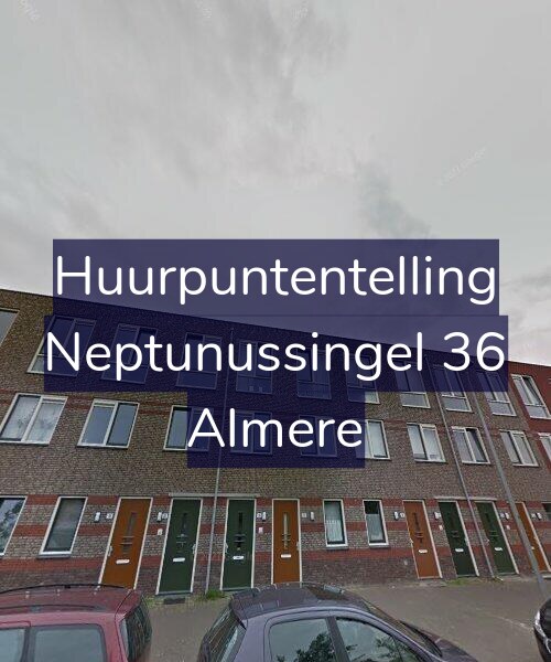 Foto gevel Huurpuntentelling voor Neptunussingel 36, Almere