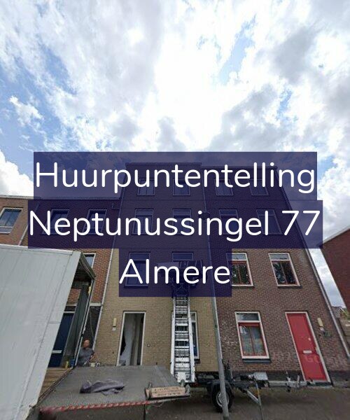 Foto gevel Huurpuntentelling voor Neptunussingel 77, Almere