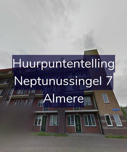 Foto gevel Huurpuntentelling voor Neptunussingel 7, Almere