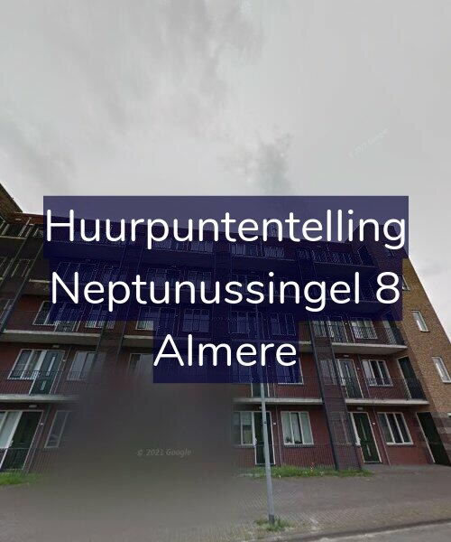 Foto gevel Huurpuntentelling voor Neptunussingel 8, Almere