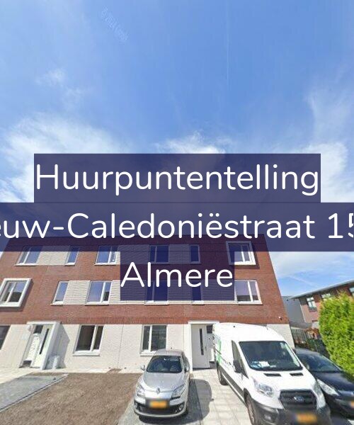 Foto gevel Huurpuntentelling voor Nieuw-Caledoniëstraat 15-C, Almere