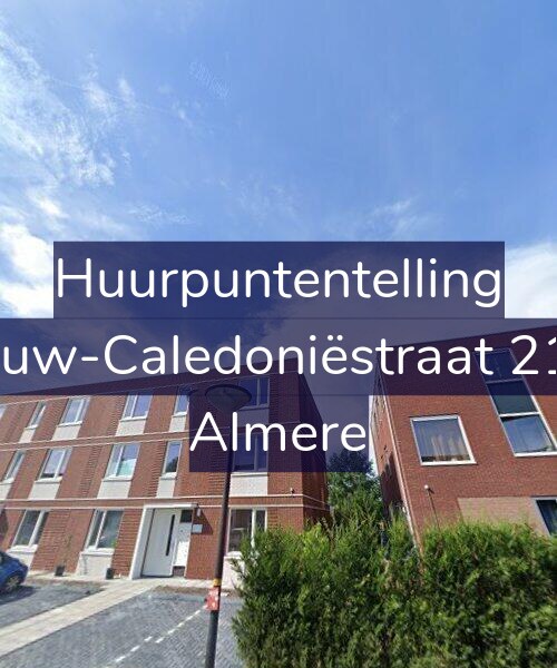 Foto gevel Huurpuntentelling voor Nieuw-Caledoniëstraat 21-D, Almere