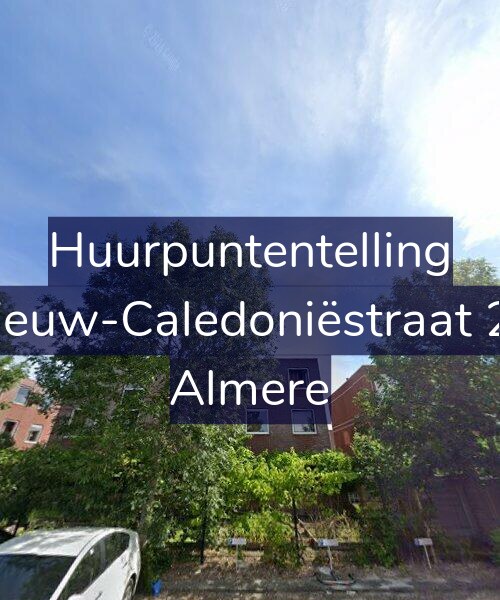 Foto gevel Huurpuntentelling voor Nieuw-Caledoniëstraat 29, Almere