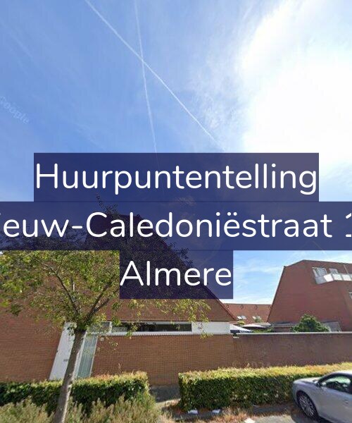 Foto gevel Huurpuntentelling voor Nieuw-Caledoniëstraat 16, Almere