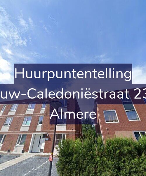 Foto gevel Huurpuntentelling voor Nieuw-Caledoniëstraat 23-D, Almere