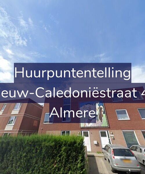 Foto gevel Huurpuntentelling voor Nieuw-Caledoniëstraat 41, Almere