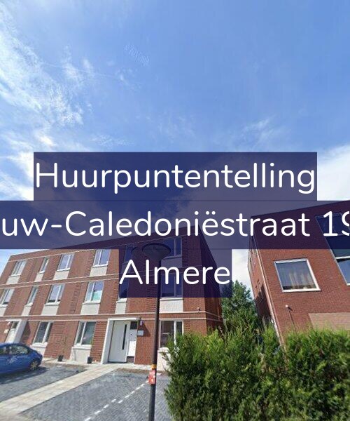 Foto gevel Huurpuntentelling voor Nieuw-Caledoniëstraat 19-D, Almere