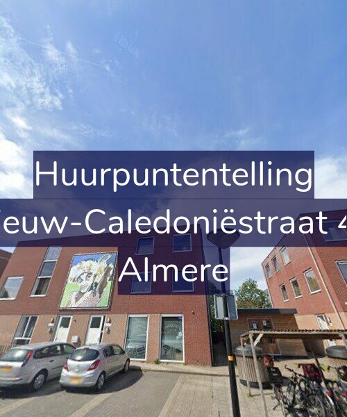 Foto gevel Huurpuntentelling voor Nieuw-Caledoniëstraat 43, Almere