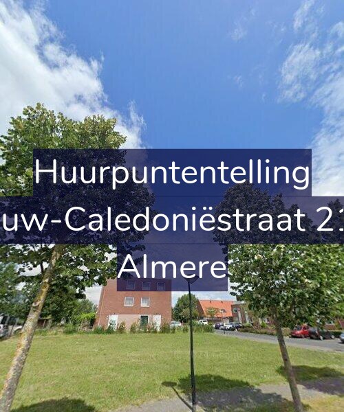 Foto gevel Huurpuntentelling voor Nieuw-Caledoniëstraat 21-A, Almere