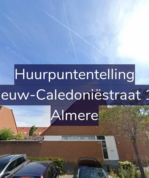 Foto gevel Huurpuntentelling voor Nieuw-Caledoniëstraat 18, Almere