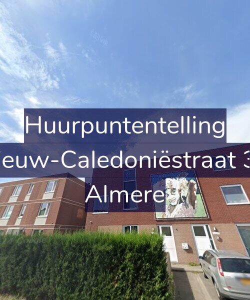 Foto gevel Huurpuntentelling voor Nieuw-Caledoniëstraat 37, Almere