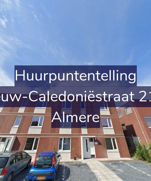 Foto gevel Huurpuntentelling voor Nieuw-Caledoniëstraat 21-C, Almere